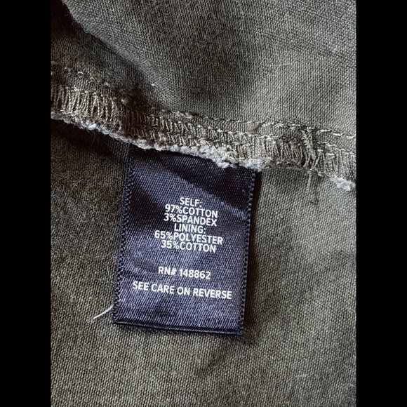 Torrid Jacket 6 / 6X Women Green Army Coat Poncho Button Stretch Plus Size - Picture 7 of 7